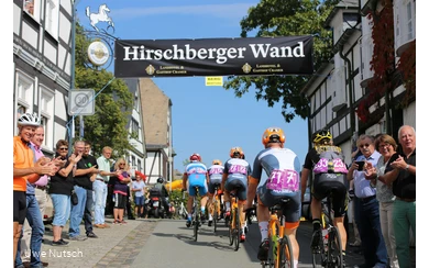 Radrennen an der Hirschberger Wand