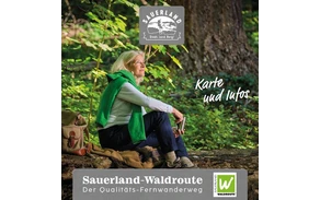 Faltkarte Sauerland Waldroute