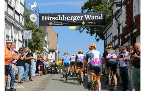 Radrennen an der Hirschberger Wand